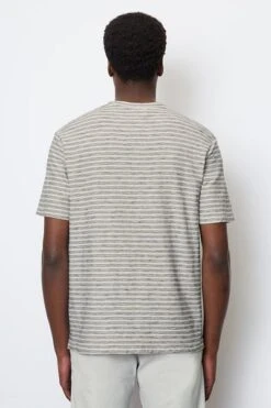 Marc O'Polo T-Shirt Strepen Wit -Kleding Kortingswinkel 77230 6