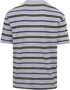 Marc O'Polo T-Shirt Strepen Lichtblauw -Kleding Kortingswinkel 77232 4