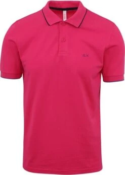Sun68 Poloshirt Small Stripe Roze -Kleding Kortingswinkel 77263 1 1