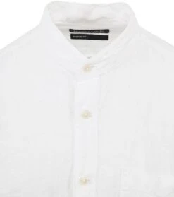Marc O'Polo Overhemd Linnen Wit -Kleding Kortingswinkel 77266 6