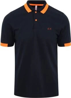 Sun68 Poloshirt Big Stripes Navy