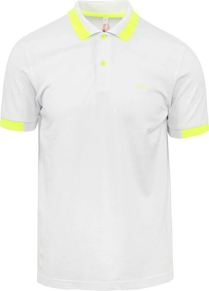 Sun68 Poloshirt Big Stripes Wit 7 Sun68 Poloshirt Big Stripes Wit - Afbeelding 5
