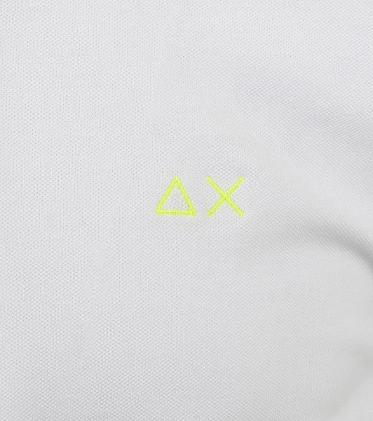 Sun68 Poloshirt Big Stripes Wit 5 Sun68 Poloshirt Big Stripes Wit - Afbeelding 3