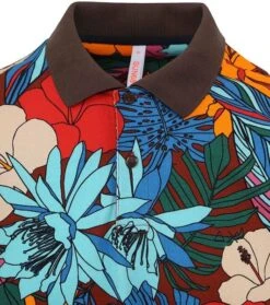 Sun68 Poloshirt Bloemen Multicolour -Kleding Kortingswinkel 77276 2 1