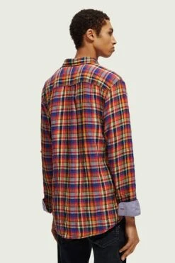 Scotch And Soda Overhemd Ruit Multicolour -Kleding Kortingswinkel 77285 5