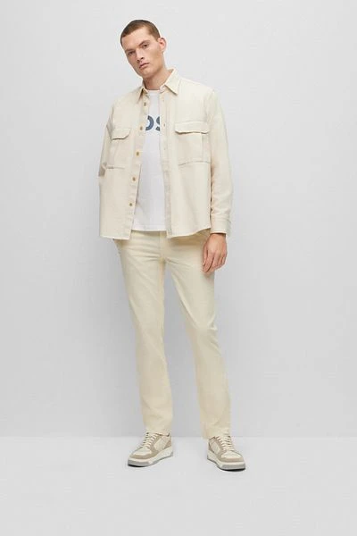 Hugo Boss Chino Schino Slim Lichtbeige 4 Hugo Boss Chino Schino Slim Lichtbeige - Afbeelding 2