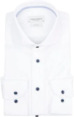 Profuomo Twill Overhemd Wit 11 Profuomo Twill Overhemd Wit -Kleding Kortingswinkel 77311 1 1