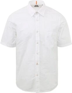 Hugo Boss Shortsleeve Overhemd Wit -Kleding Kortingswinkel 77396 1 1