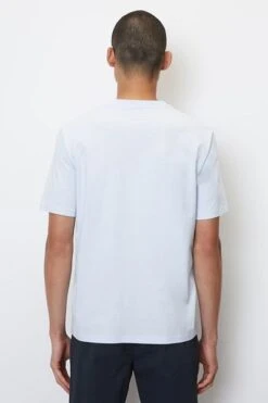 Marc O'Polo T-Shirt Logo Lichtblauw -Kleding Kortingswinkel 77415 8