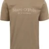 Marc O'Polo T-Shirt Logo Bruin -Kleding Kortingswinkel 77417 5