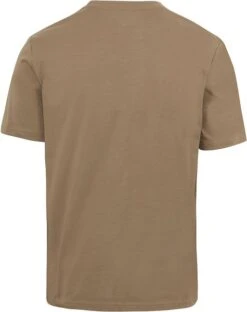 Marc O'Polo T-Shirt Logo Bruin -Kleding Kortingswinkel 77417 8