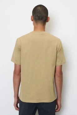 Marc O'Polo T-Shirt Logo Bruin -Kleding Kortingswinkel 77417 9