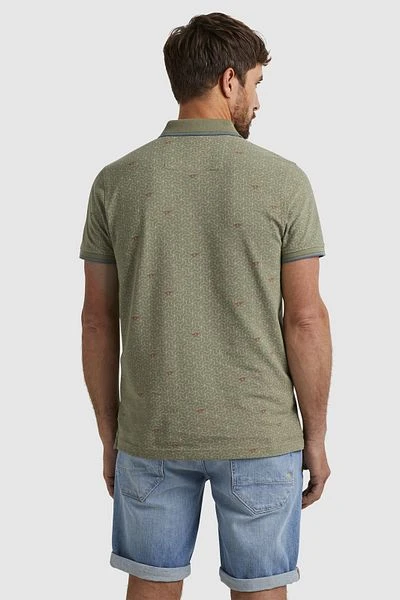 PME Legend Polo Print Groen 6 PME Legend Polo Print Groen - Afbeelding 4