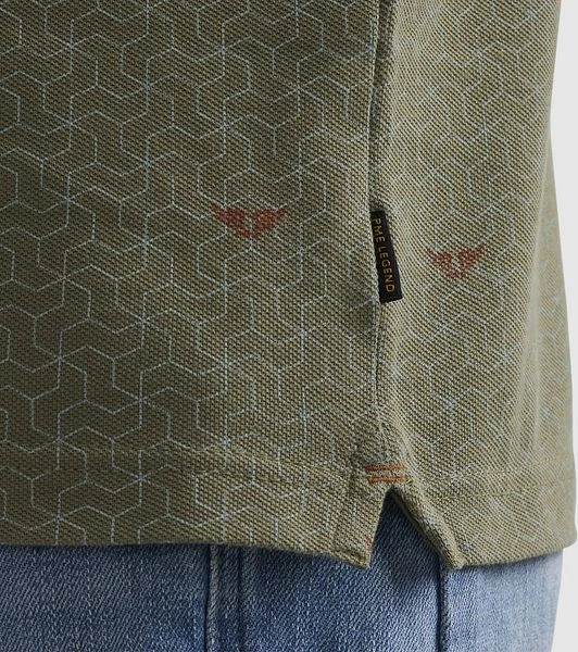 PME Legend Polo Print Groen 8 PME Legend Polo Print Groen - Afbeelding 6