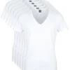 Suitable T-shirt Wit Diepe V-hals Vitaru Stretch 6 Pack -Kleding Kortingswinkel 77493 1