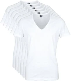 Suitable T-shirt Wit Diepe V-hals Vitaru Stretch 6 Pack