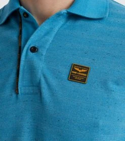 PME Legend Polo Streep Blauw -Kleding Kortingswinkel 77502 6