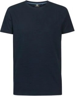 Petrol T-Shirt Strepen Navy