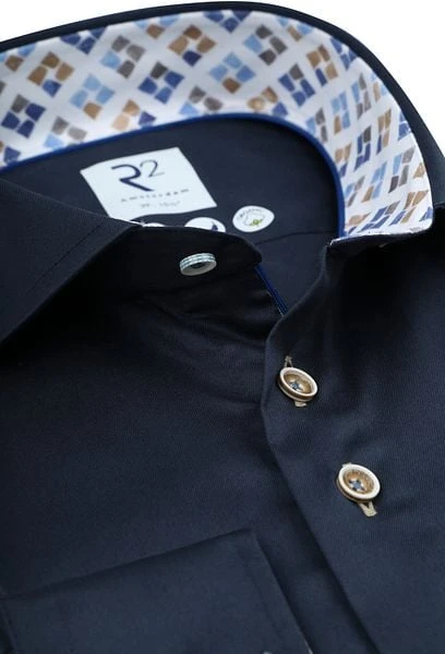 R2 Hemd 2-Ply Navy 7 R2 Hemd 2-Ply Navy - Afbeelding 5
