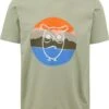 KnowledgeCotton Apparel T-shirt Print Groen -Kleding Kortingswinkel 77629 1
