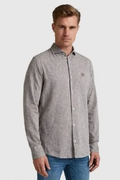 Vanguard Overhemd Linnen Bruin -Kleding Kortingswinkel 77655 3
