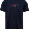 Hackett T-Shirt Logo Navy -Kleding Kortingswinkel 77659 1