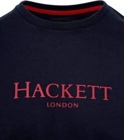Hackett T-Shirt Logo Navy 13 Hackett T-Shirt Logo Navy -Kleding Kortingswinkel 77659 2 1