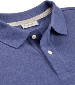 Profuomo Polo Indigoblauw Melange 12 Profuomo Polo Indigoblauw Melange -Kleding Kortingswinkel 77676 2 1