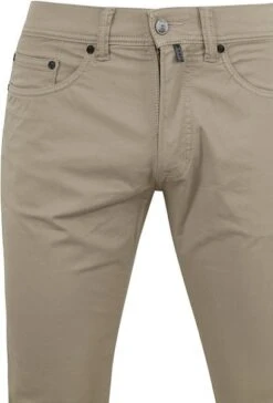 Pierre Cardin 5 Pocket Broek Antibes Vintage Kaki -Kleding Kortingswinkel 77691 2 1