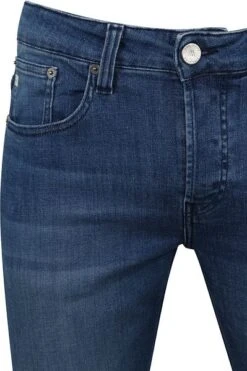 MUD Jeans Denim Slimmer Rick Blauw -Kleding Kortingswinkel 77700 2