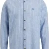Vanguard Overhemd Linnen Strepen Blauw -Kleding Kortingswinkel 77711 1