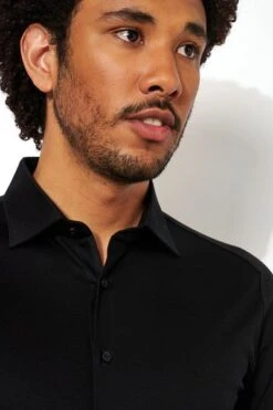 Desoto Overhemd Kent Zwart -Kleding Kortingswinkel 77722 4