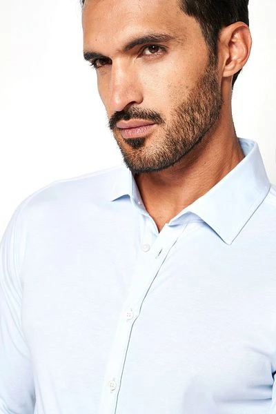 Desoto Overhemd Kent Lichtblauw 6 Desoto Overhemd Kent Lichtblauw - Afbeelding 4