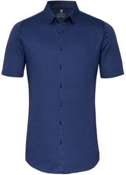 Desoto Short Sleeve Overhemd Navy -Kleding Kortingswinkel 77725 1 1