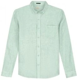 Dstrezzed Overhemd Linnen Lichtgroen