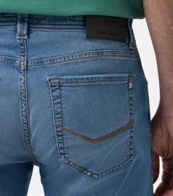 Pierre Cardin Broek Lyon Tapered Futureflex Vintage Blauw -Kleding Kortingswinkel 77745 5