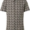 No-Excess No Excess Short Sleeve Overhemd Print Groen -Kleding Kortingswinkel 77760 1