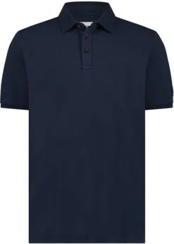 State Of Art Pique Polo Logo Donkerblauw
