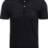 Marc O'Polo Poloshirt Linnen Navy -Kleding Kortingswinkel 77805 1
