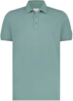 State Of Art Pique Polo Logo Groen -Kleding Kortingswinkel 77807 1 1