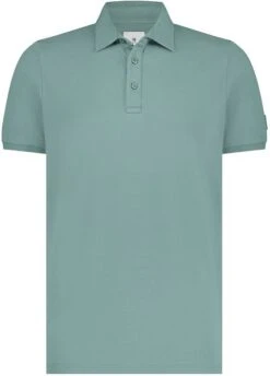 State Of Art Pique Polo Logo Groen