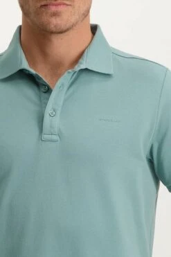 State Of Art Pique Polo Logo Groen -Kleding Kortingswinkel 77807 3