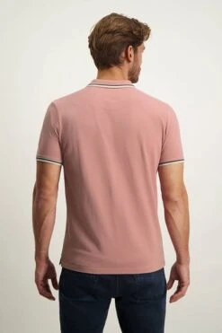 State Of Art Pique Polo Logo Roze -Kleding Kortingswinkel 77811 4