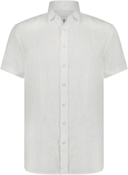 State Of Art Short Sleeve Overhemd Linnen Wit 7 State Of Art Short Sleeve Overhemd Linnen Wit - Afbeelding 5
