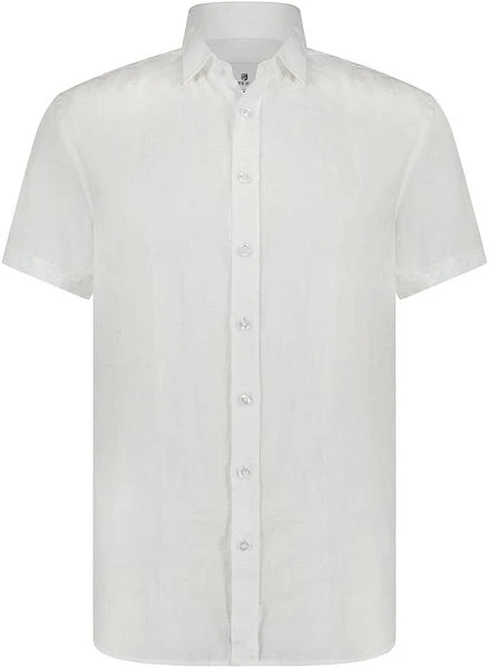 State Of Art Short Sleeve Overhemd Linnen Wit 3 State Of Art Short Sleeve Overhemd Linnen Wit
