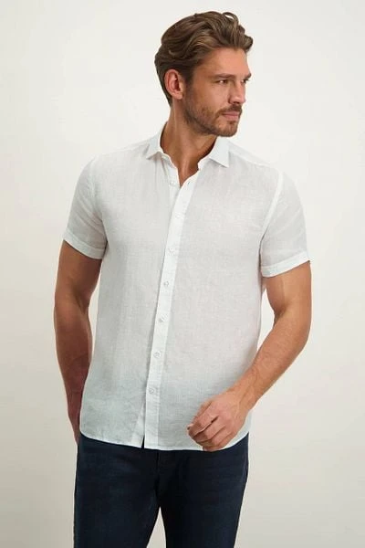 State Of Art Short Sleeve Overhemd Linnen Wit 8 State Of Art Short Sleeve Overhemd Linnen Wit - Afbeelding 6