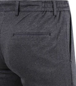 Suitable Pantalon Jersey Pied De Poule Navy -Kleding Kortingswinkel 77862 3