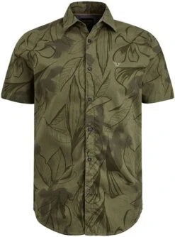 PME Legend Short Sleeve Overhemd Print Groen