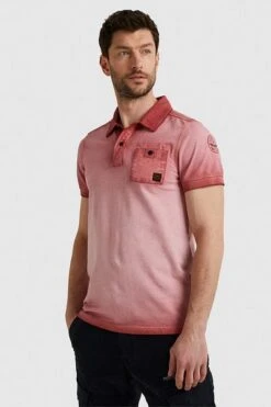 PME Legend Poloshirt Vintage Roze -Kleding Kortingswinkel 78019 3