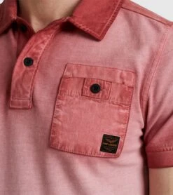 PME Legend Poloshirt Vintage Roze -Kleding Kortingswinkel 78019 5